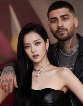 Zayn Malik dan Jisoo Blackpink umumkan kolaborasi. [Instagram]